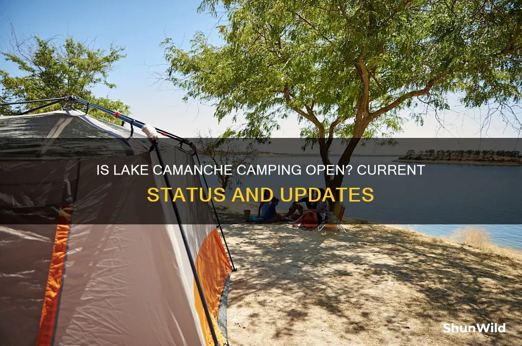is lake camanche camping open