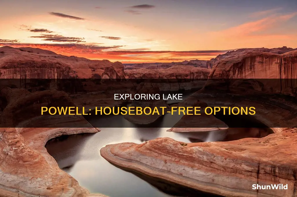 is lake powell good without a house boat