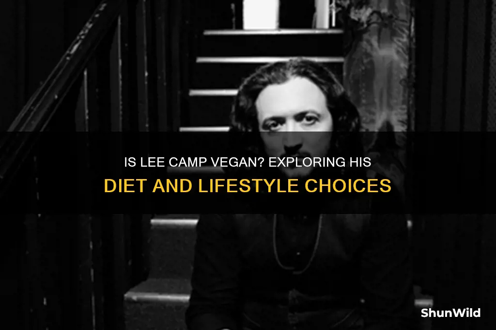 is lee camp a vegan