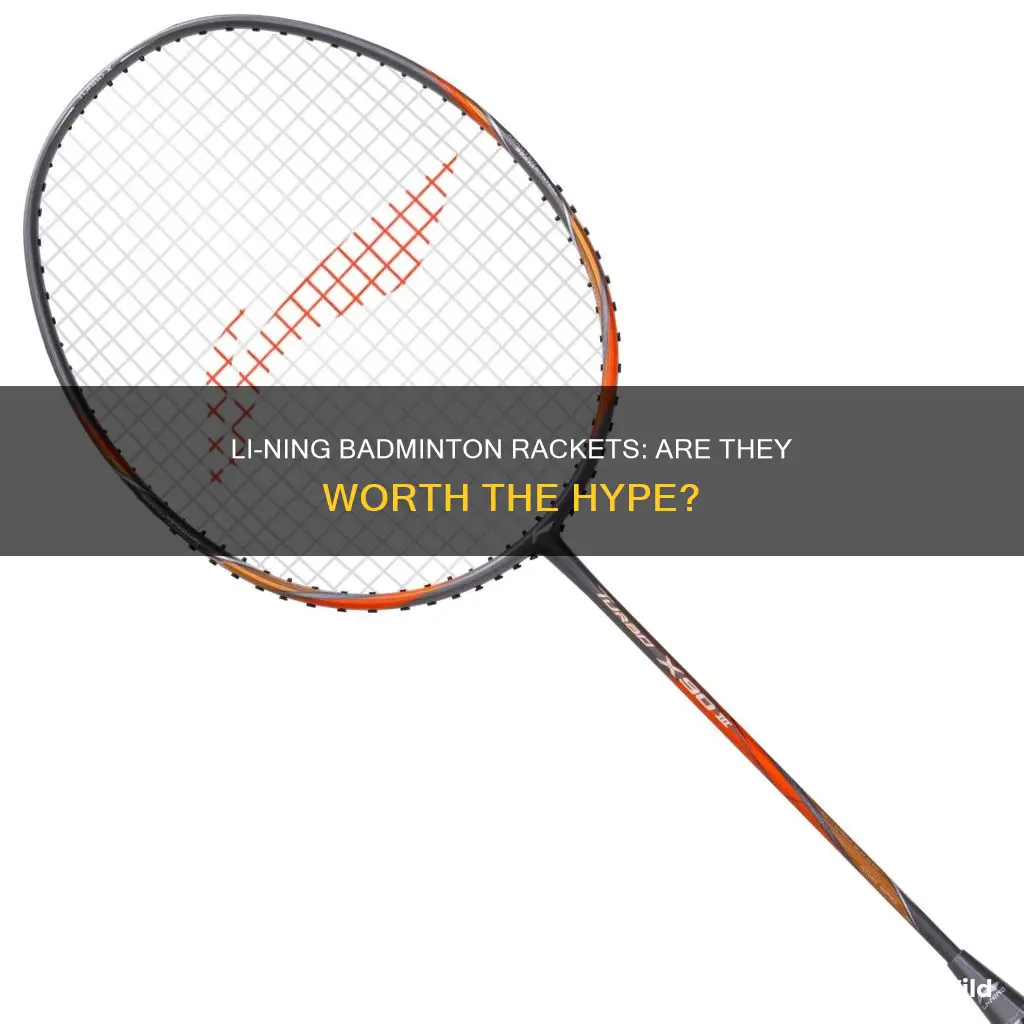 is li ning badminton racket good