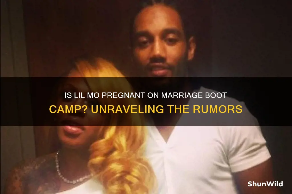is lil mo pregnant marriage boot camp