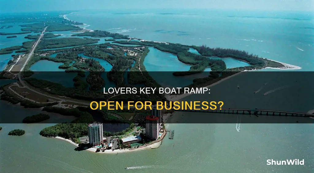 is lovers key boat ramp open