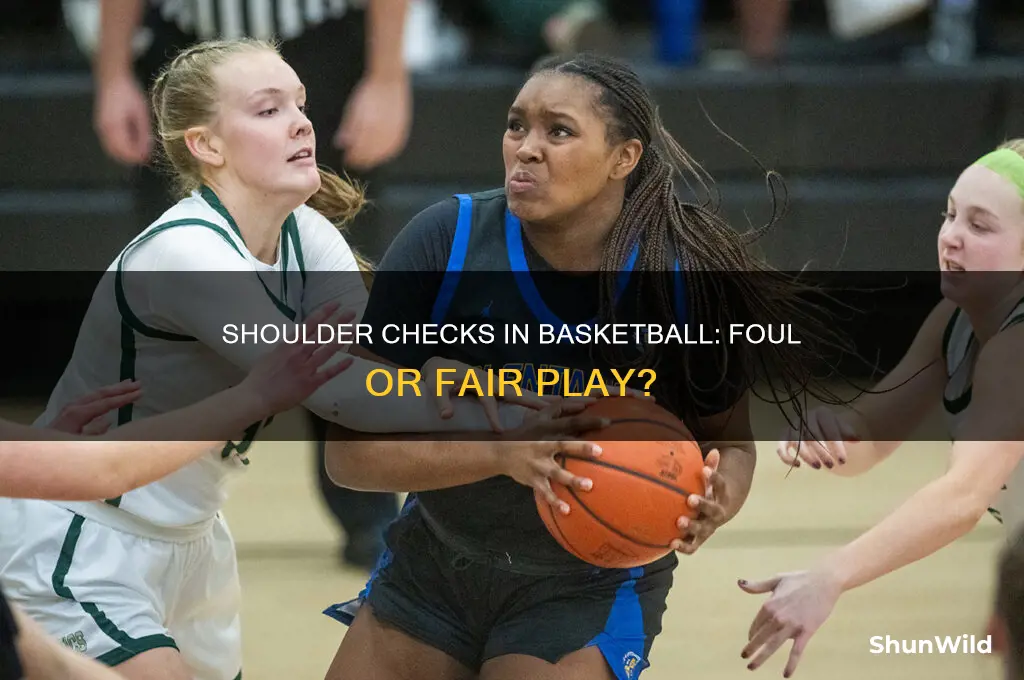 is lowering your shoulder in basketball a foul