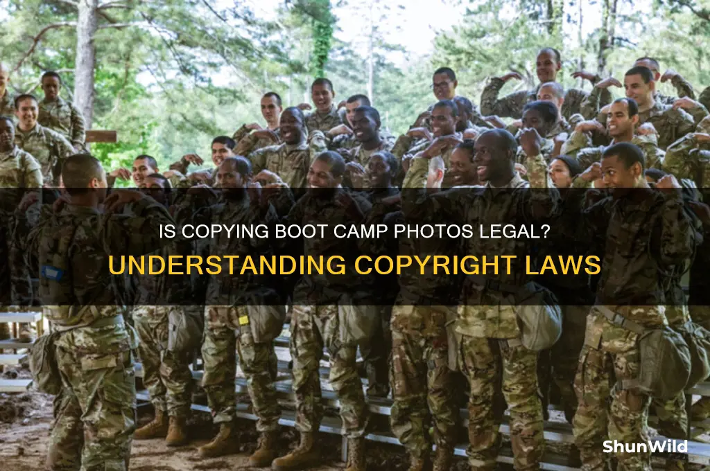is make a copy of a boot camp picture illegal
