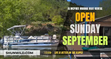 McPhee Marina Boat Rental: Sunday Opening Hours Explored