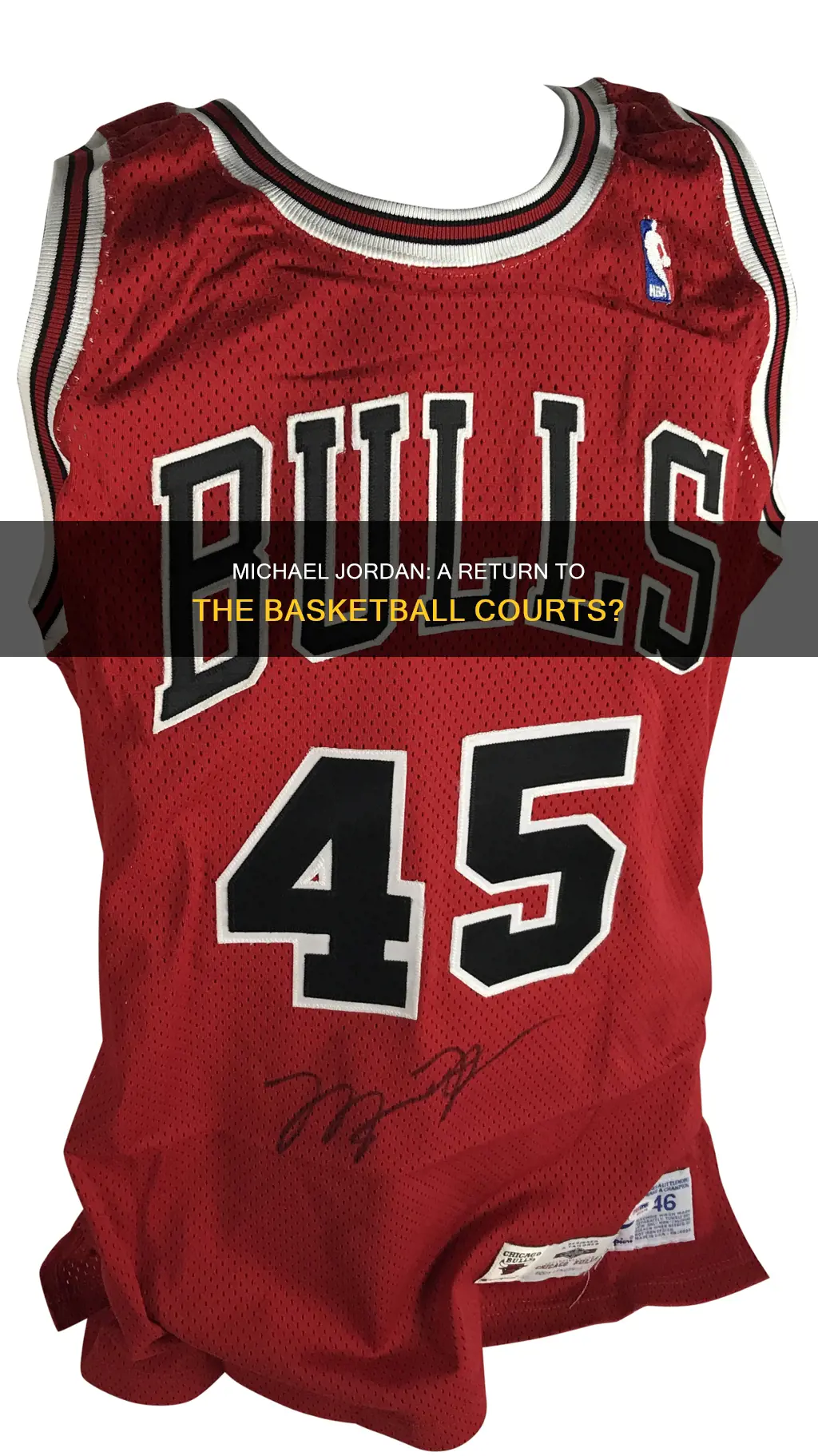 is michael jordan returning to basketball