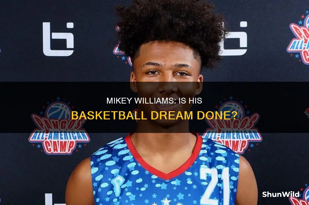 is mikey williams basketball career over