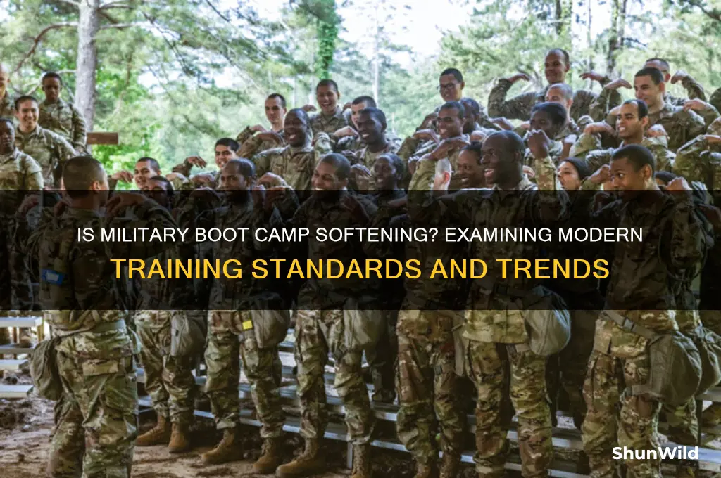 is military boot camp getting easiee