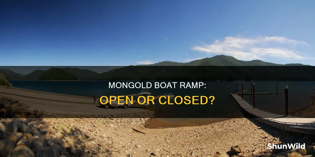 is mongold boat ramp open