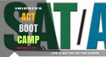 Mr. D's SAT vs. ACT Boot Camp: Which Prep Excels?