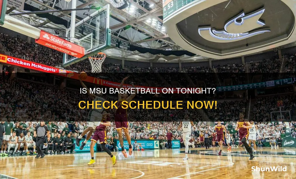 is msu basketball on tonight