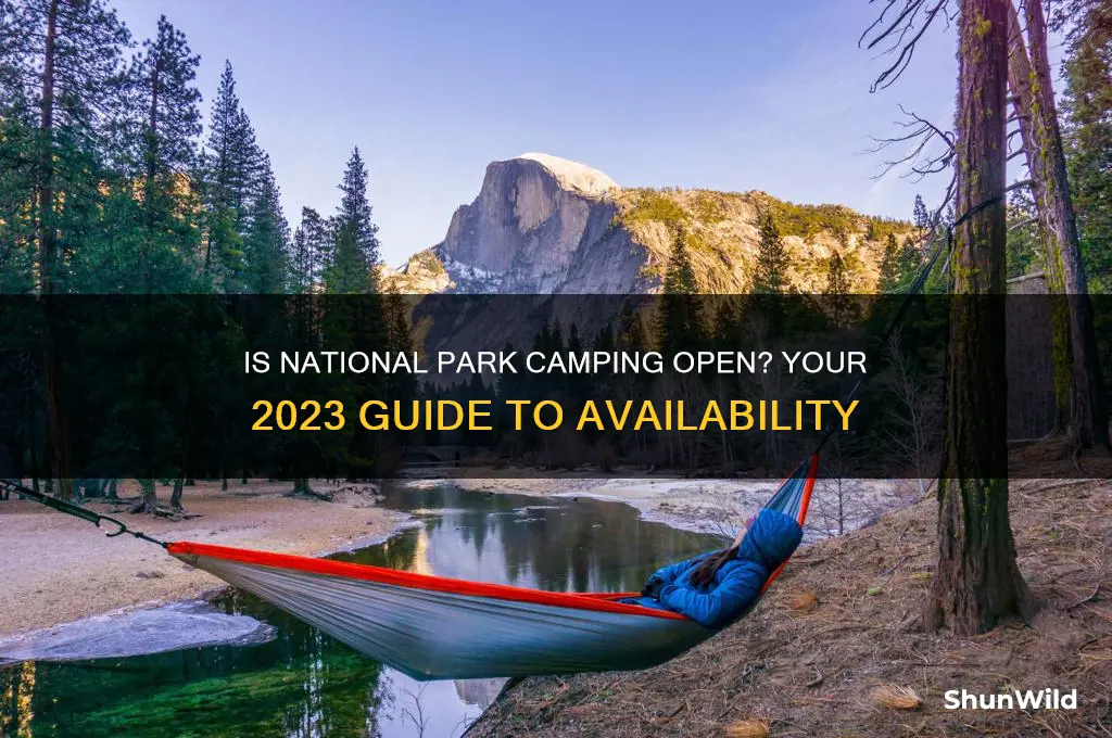 is national park camping open