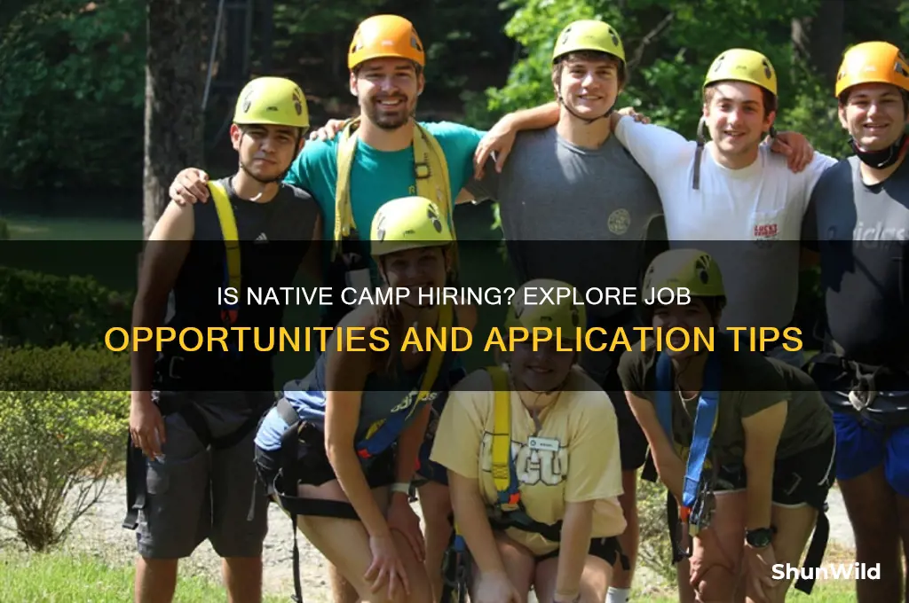 is native camp hiring