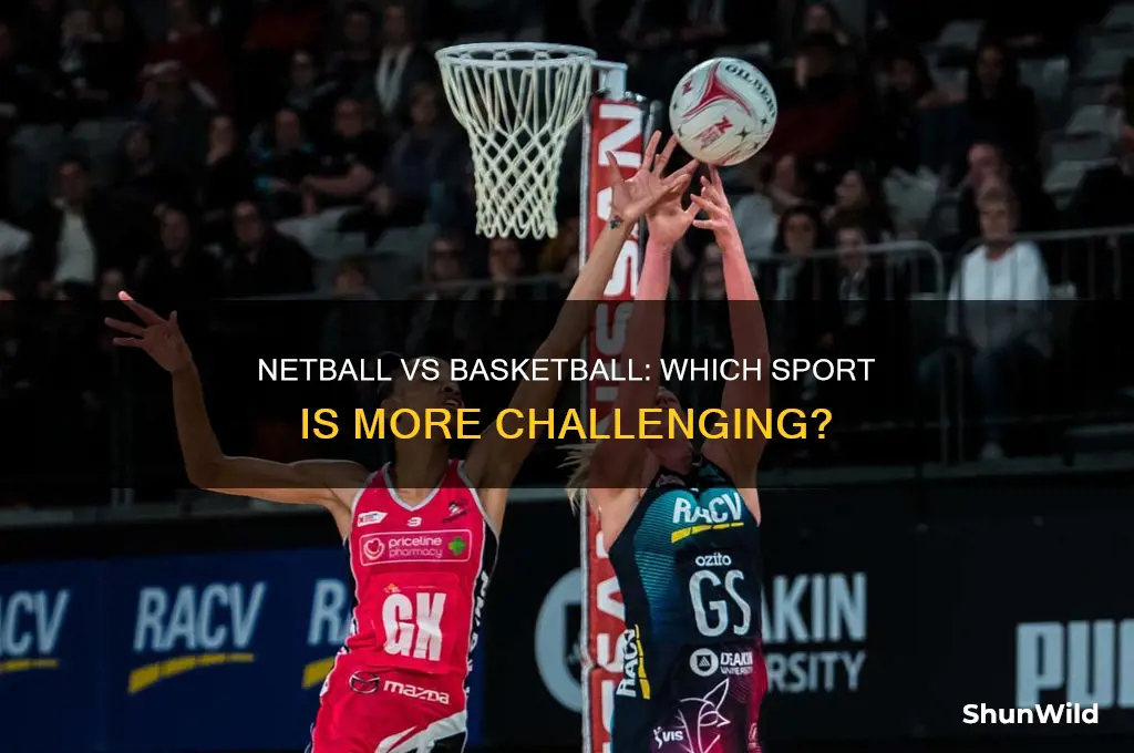 is netball or basketball harder