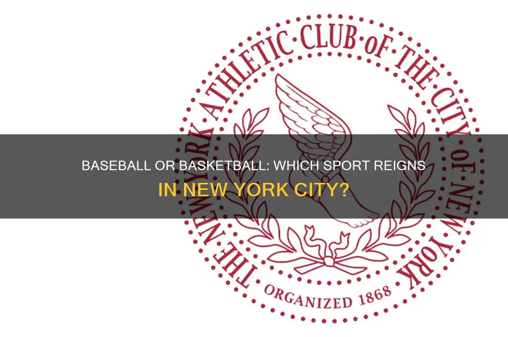 is new york a baseball or basketball town