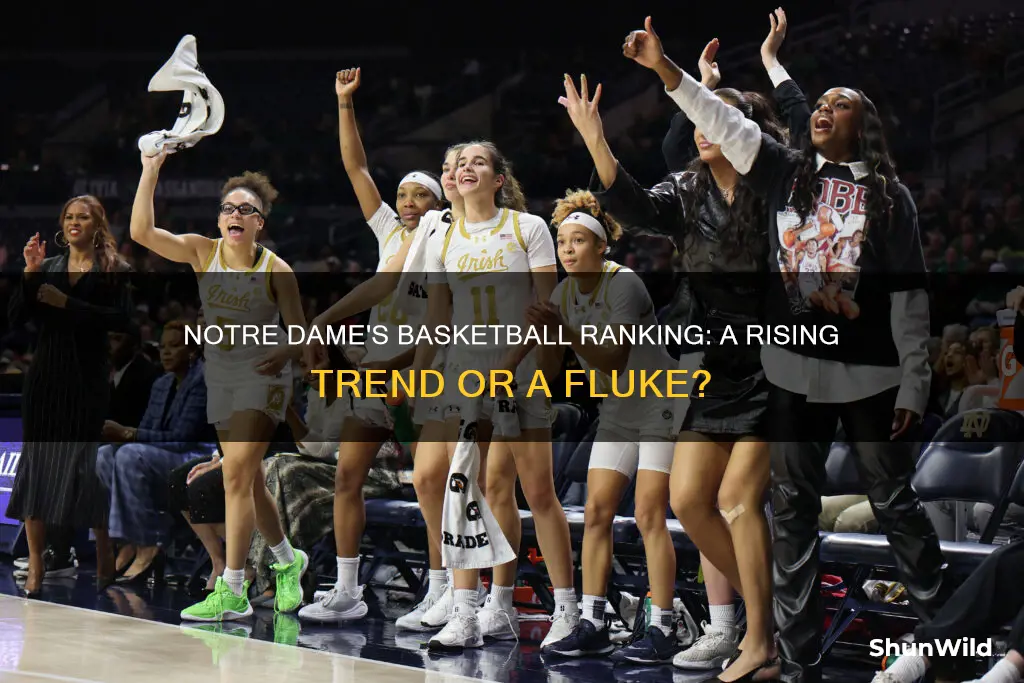 is notre dame basketball ranked