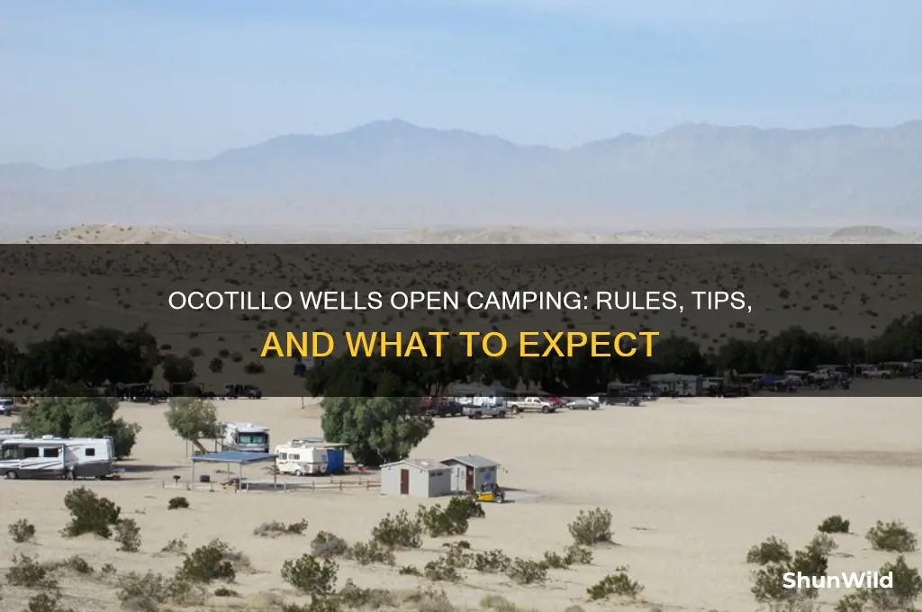is ocotillo wells open camping
