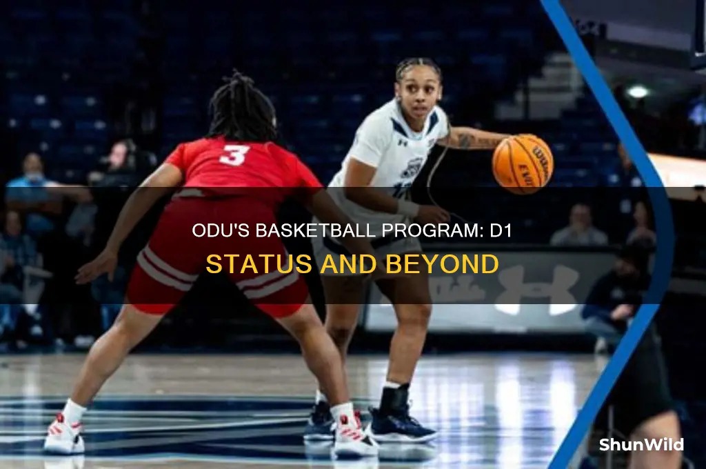 is odu d1 basketball