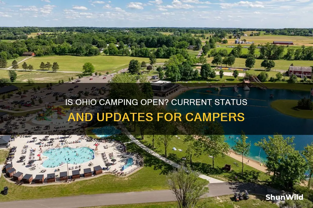 is ohio camping open