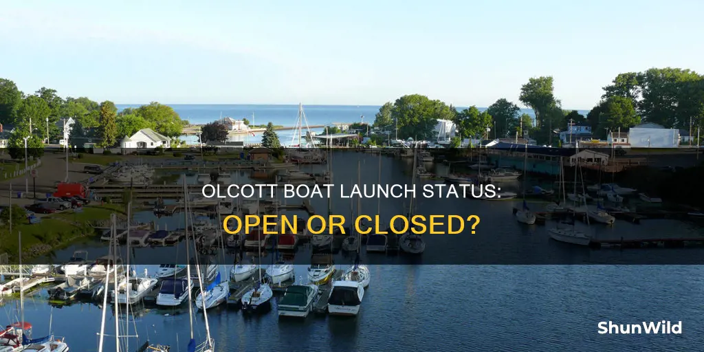 is olcott boat launch open