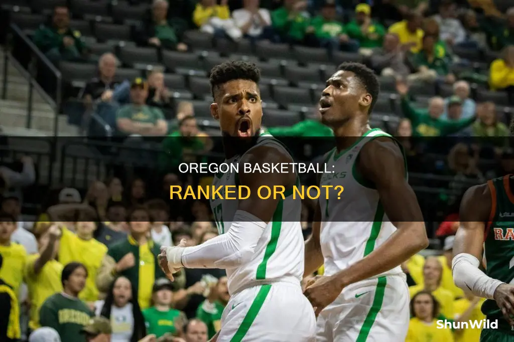 is oregon basketball ranked