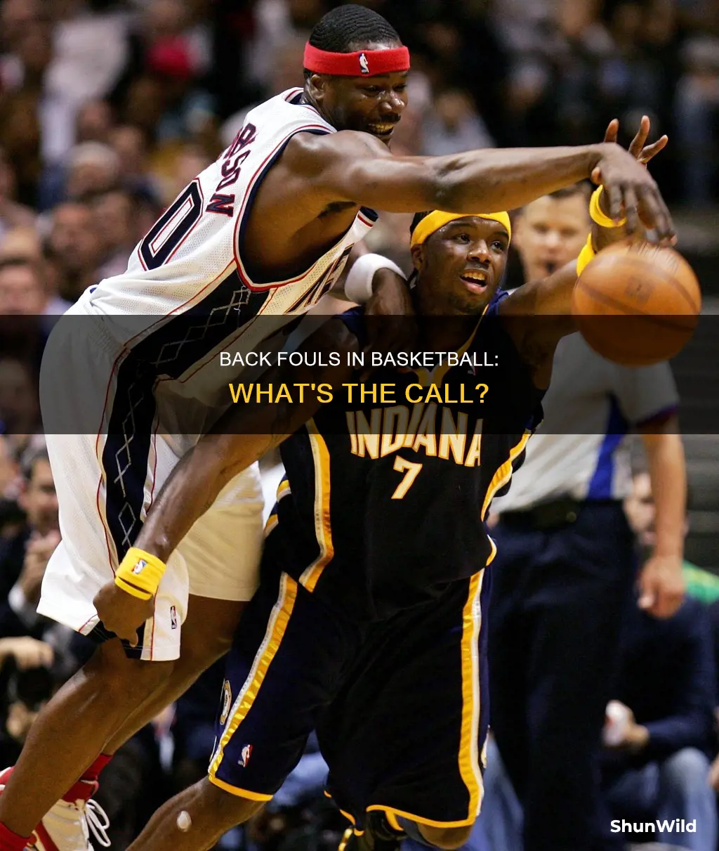 is over the back a foul in basketball