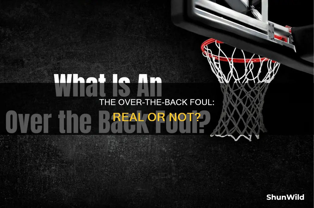 is over the back a real foul in basketball