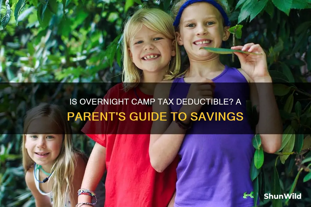 is overnight camp tax deductible
