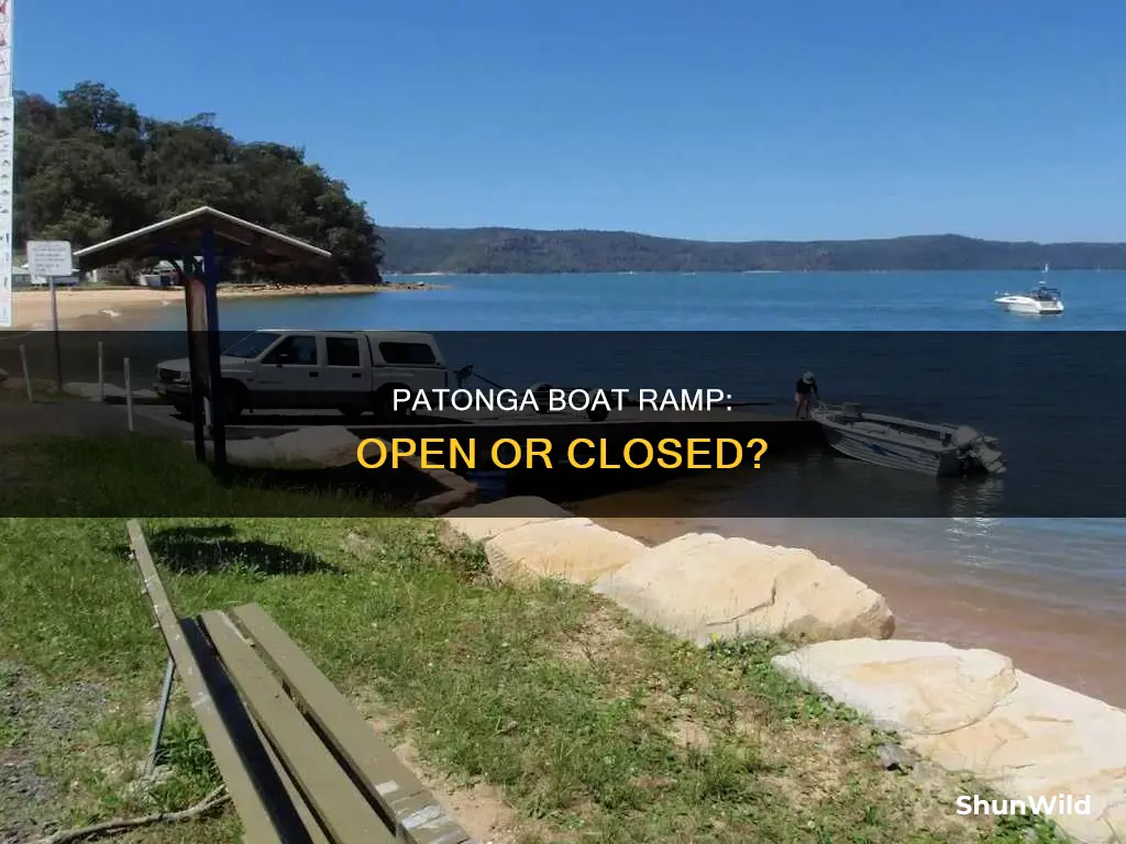 is patonga boat ramp open