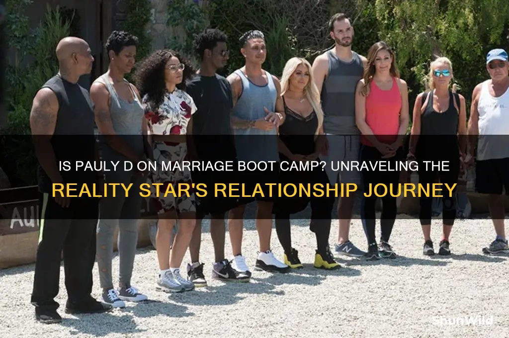 is pauly d on marriage boot camp