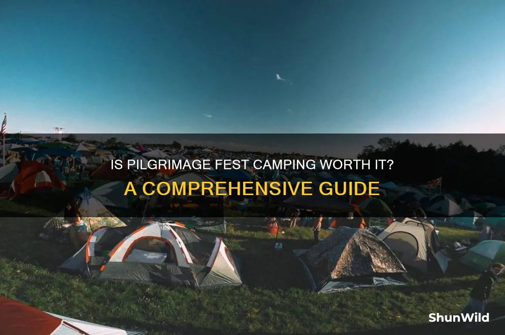 is pilgrimage fest camping