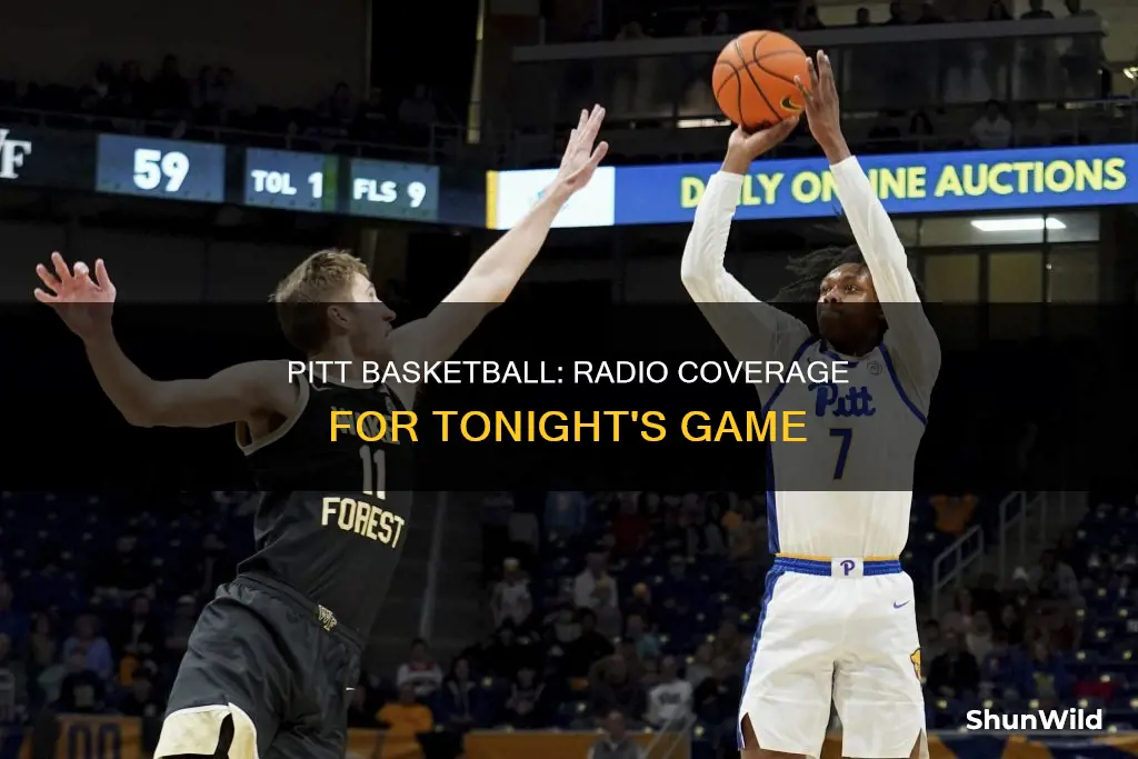 is pitt basketball on the radio tonight