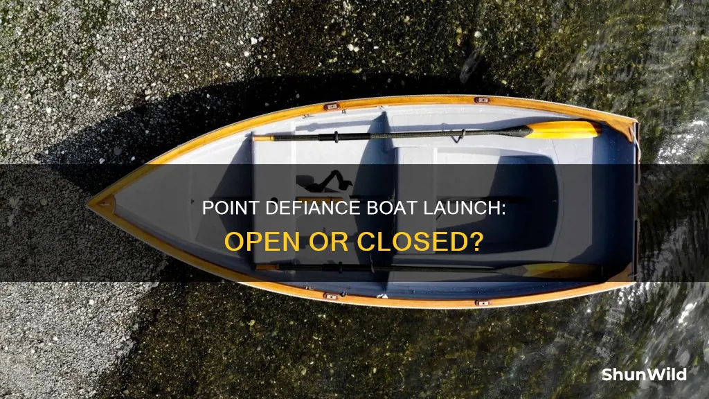 is point defiance boat launch open