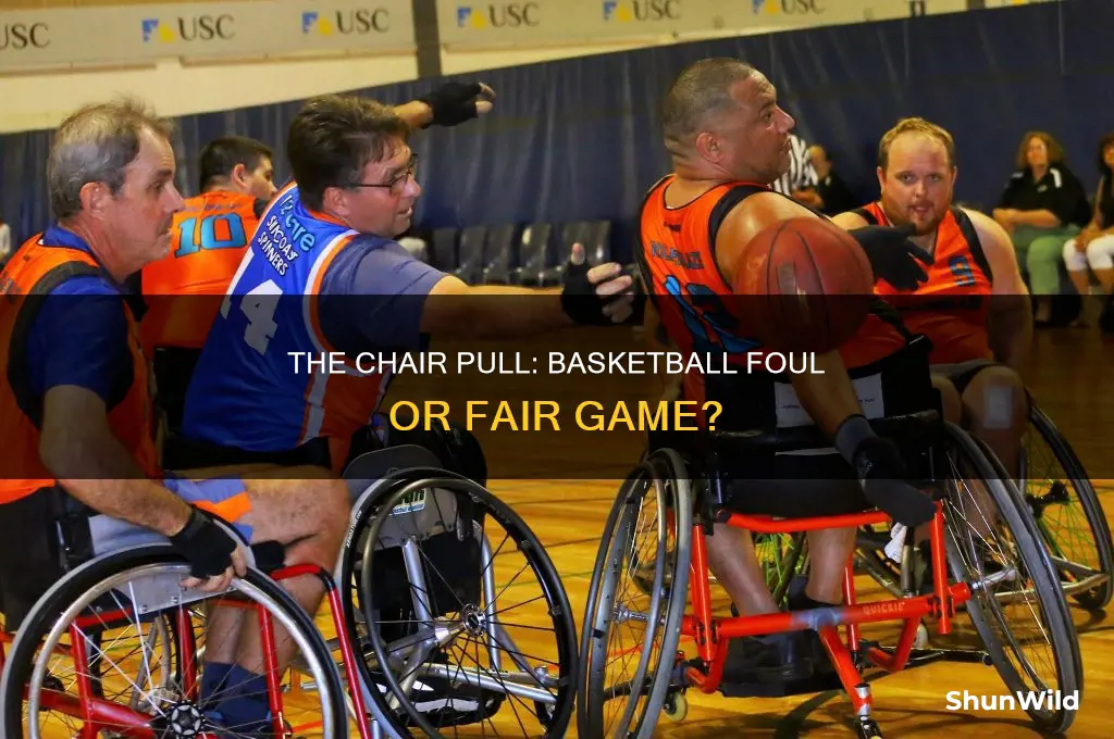 is pulling the chair a foul in basketball