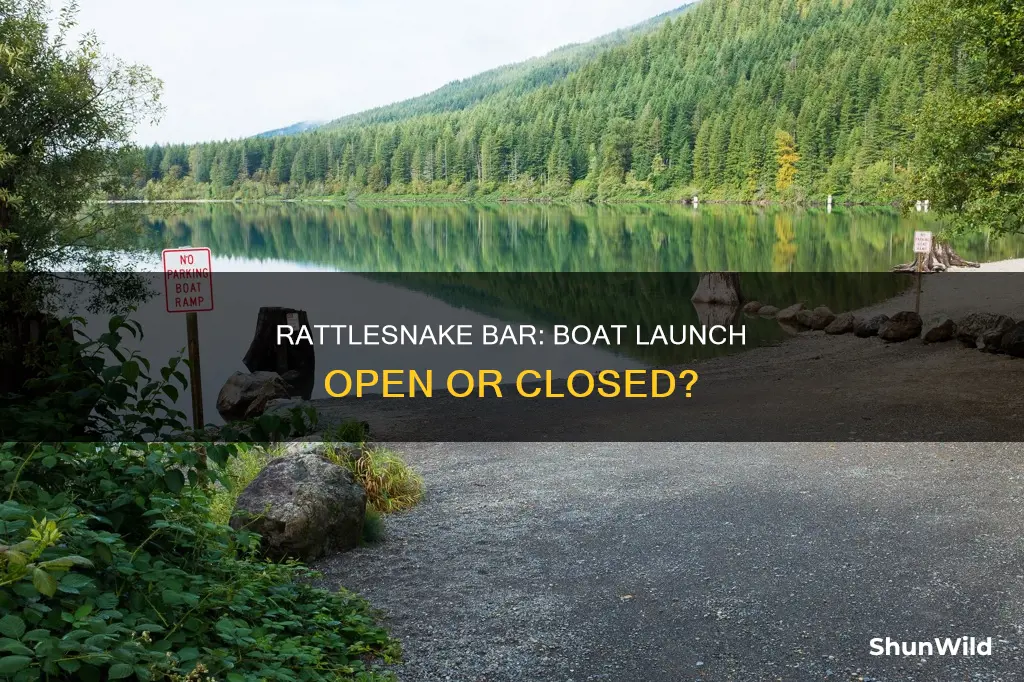 is rattlesnake bar boat launch open