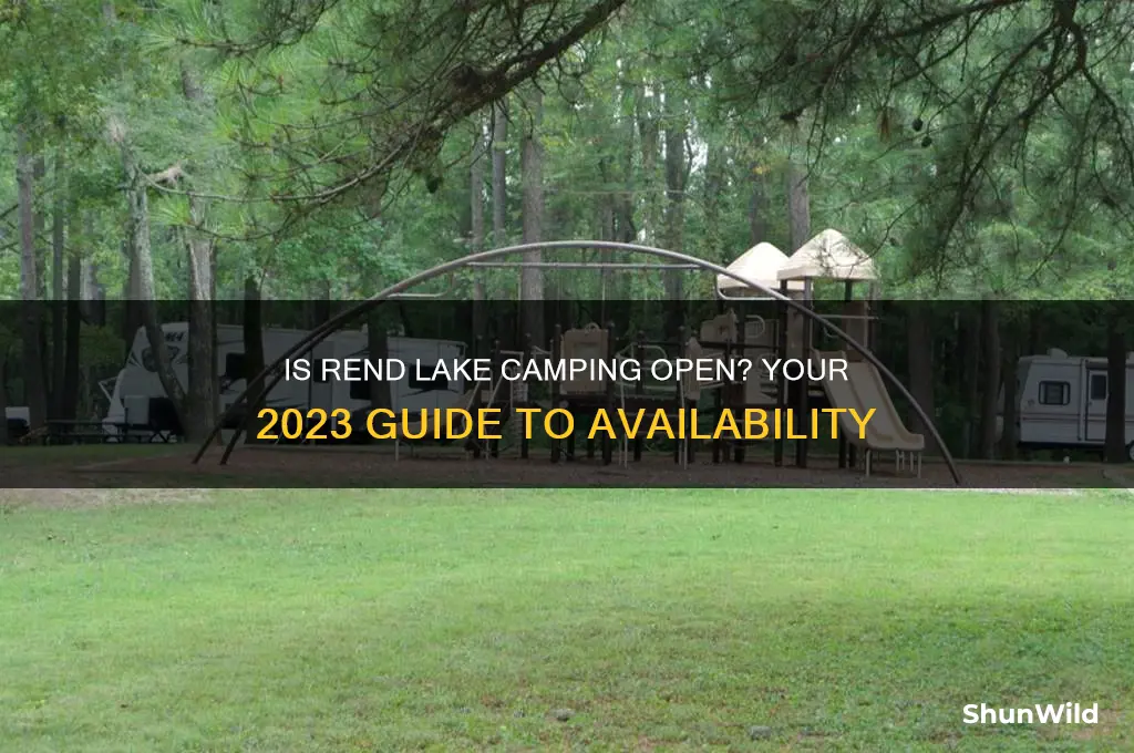 is rend lake camping open