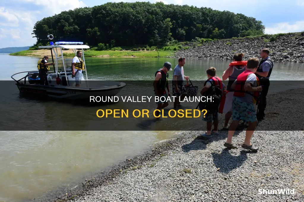 is round valley boat launch open