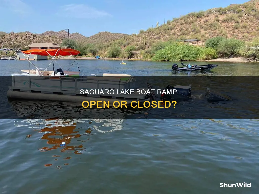 is saguaro lake boat ramp open