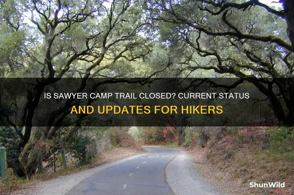 is sawyer camp trail closed