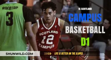 Scotland Campus Basketball: D1 Dreams?