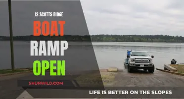 Scotts Ridge Boat Ramp: Open or Closed?