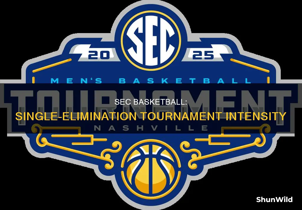 is sec basketball tournament single elimination