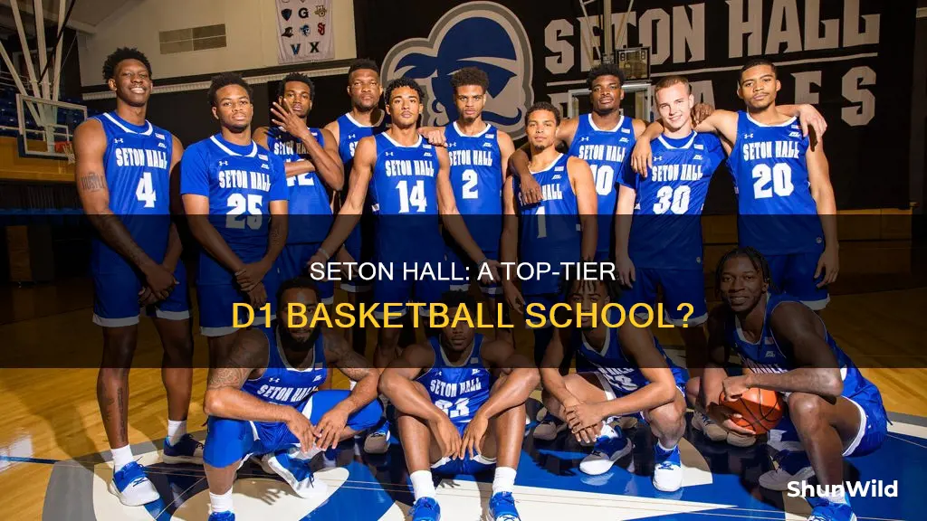 is seton hall a d1 basketball school