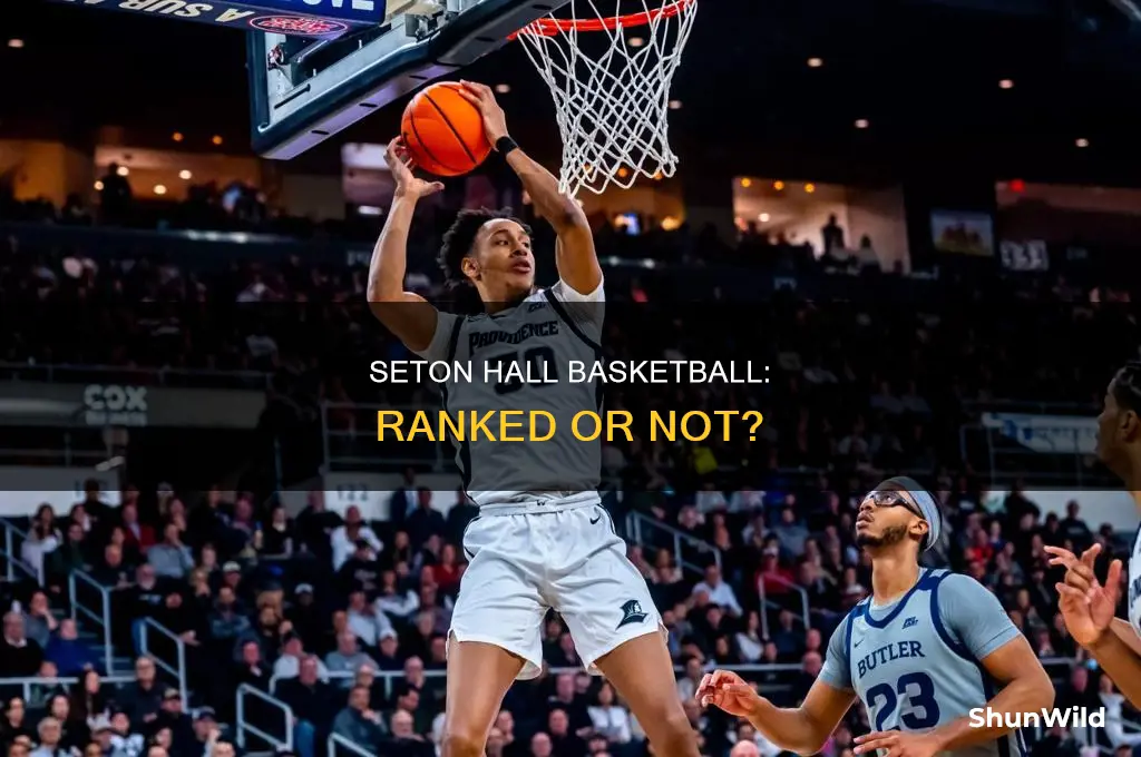 is seton hall basketball ranked