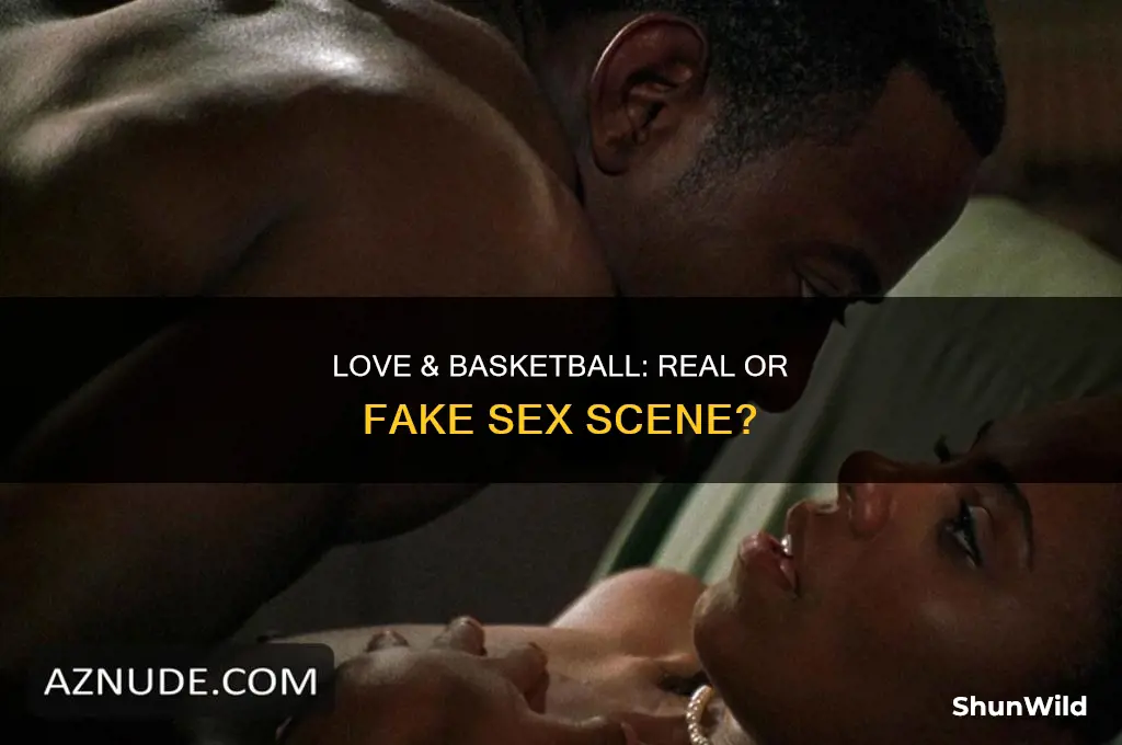 is sex scene in love and basketball real