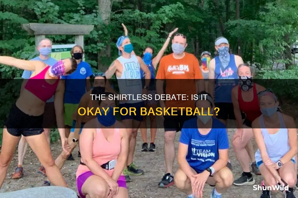 is shirts vs skins basketball okay