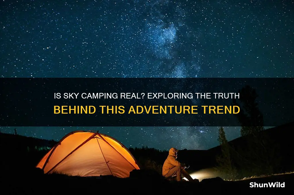 is sky camping real