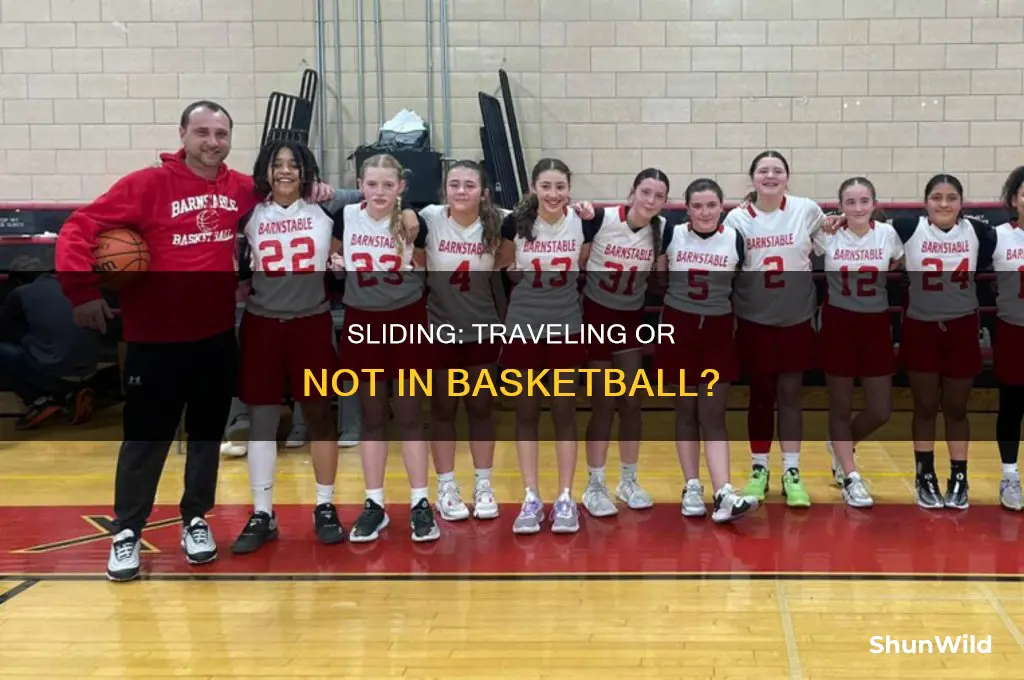 is sliding traveling in basketball