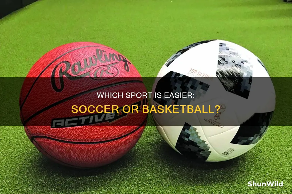 is soccer easier than basketball