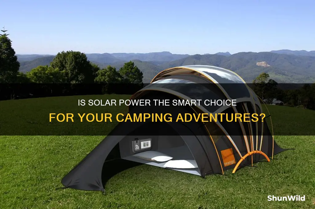 is solar smart for camping